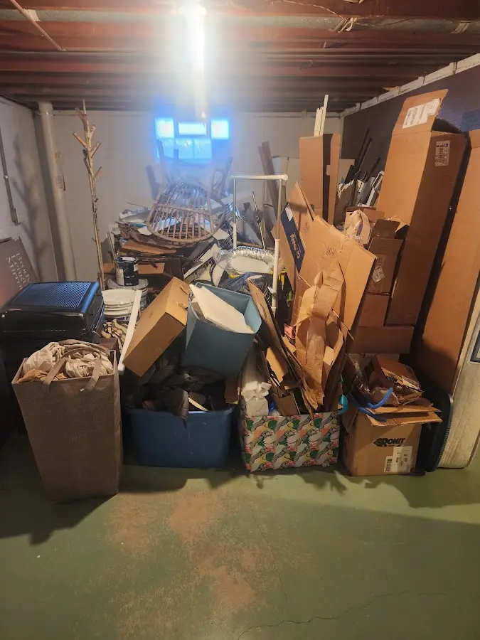 Roll-off dumpster container at job site for Yard Waste Dumpster Rental in Westminster